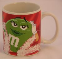 M&M Flirtatious GREEN Coffee Mug